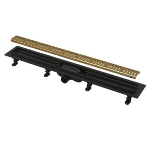 Tuš kanalica 75cm APZ10 Black Brass ALL-KO - Image 1