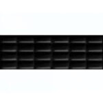 Black Sjajna Pillow 25x75