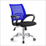 Stolica Daktilo C-804D plava stof