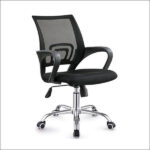 Stolica Daktilo C-804D crna stof