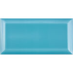 Biselado Azul Turquesa 10x20