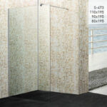 Tus paravan Walk-In S473 providno staklo 6mm 110x195