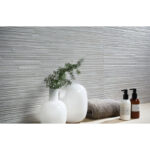 Plaster Gris Lines Rect 25x75