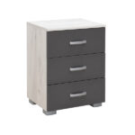 Nocni ormaric 3F snezni hrast/antracit,