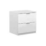 Nocni Ormaric Elegance 2F beli univer