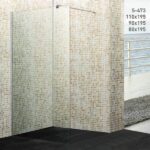 Tus paravan Walk-In S473 providno staklo 8mm 90x195
