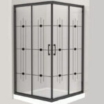 Tus kabina crni profili 90x90 Vela