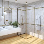 Casablanca Gold Geo Zidna pločica sjaj 30x90