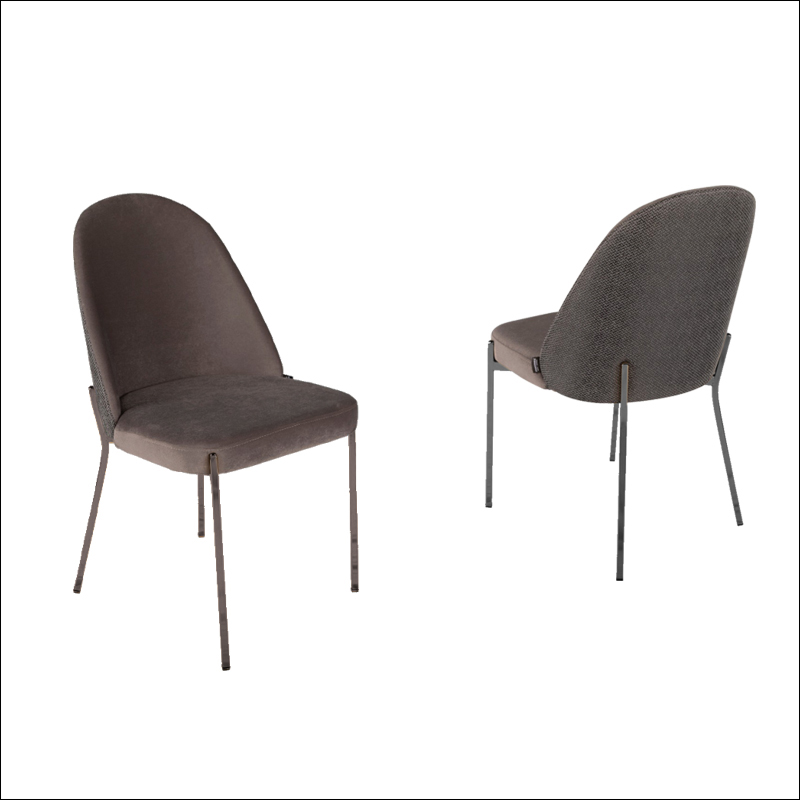 Trpezarijska Stolica Verona Blue Gray/Dark