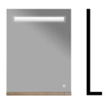 LED Ogledalo sa Etazerom 60x80