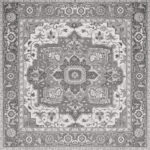 Kilim black natural 60x60