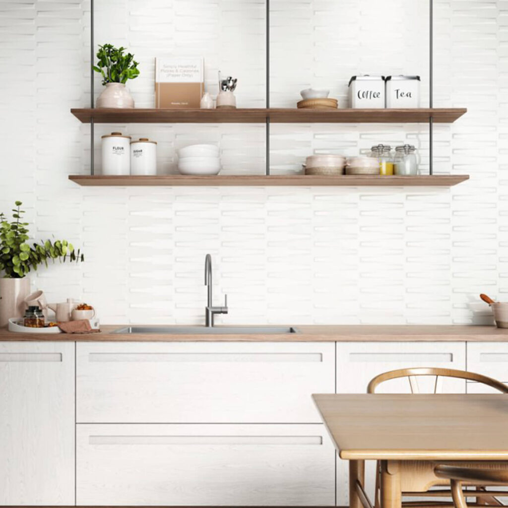 Dutton White Gloss 25x25 kuhinja
