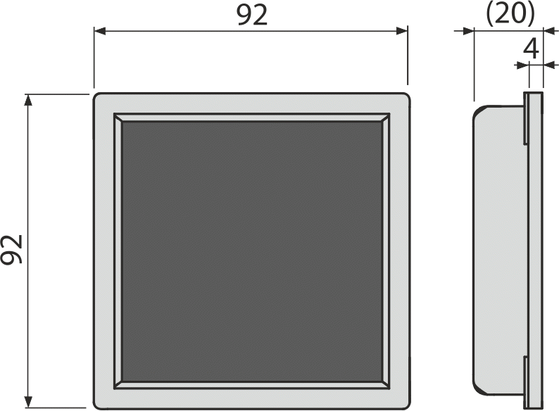 ALL-KO MPV016 Resetka Inox za APV110 za plocice 92x92 mm 9