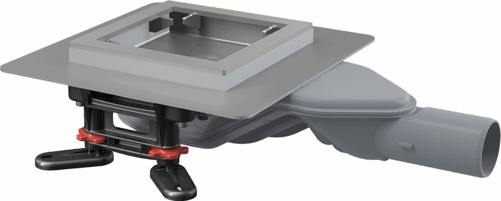 ALL-KO APV110 Slivnik Inox tus kabine bez resetke Fi 40 130x130 9