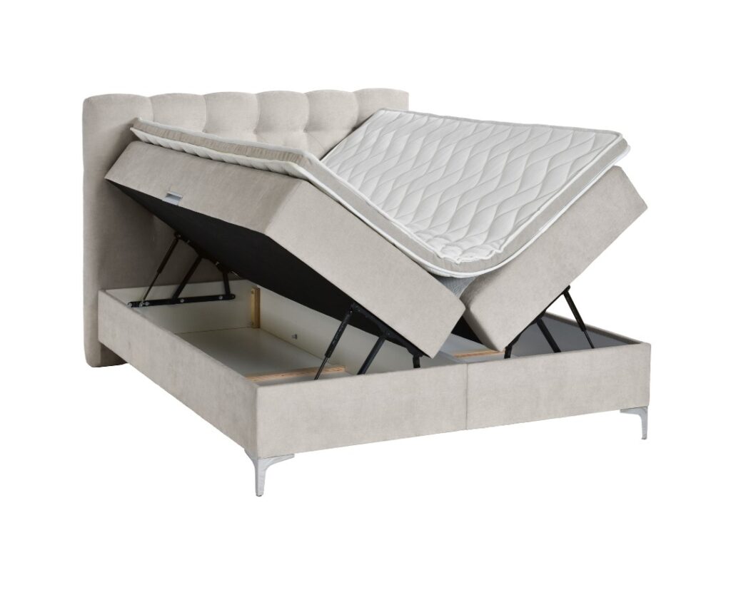 Titto Krevet boxspring pesak boje 160x200 - Image 2