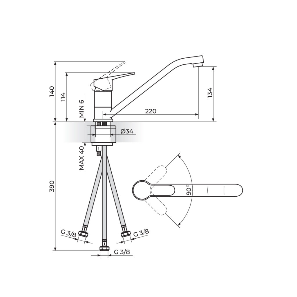 Blau bat za sudop 3 cevi B138103B os 9