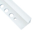 PVC 01 Bela Lajsna PVC ugaona 10mm bela 2.7m