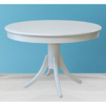 Elipsa Sto 120x95 beli