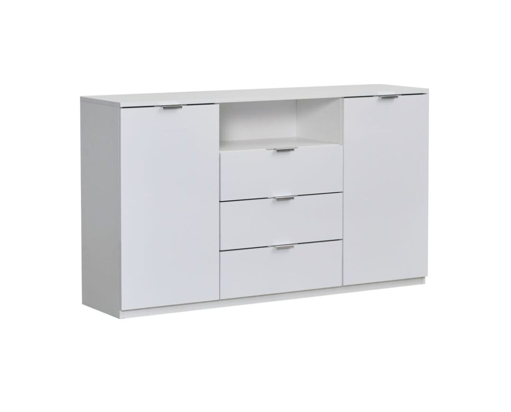 Komoda Elegance 150 belo sjaj - 1