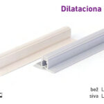 Dilataciona Bež Lajsna PVC dilataciona 2.7m