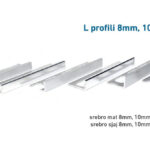 L Profil Sjajna Lajsna L profil sjaj 12mm 2.7m