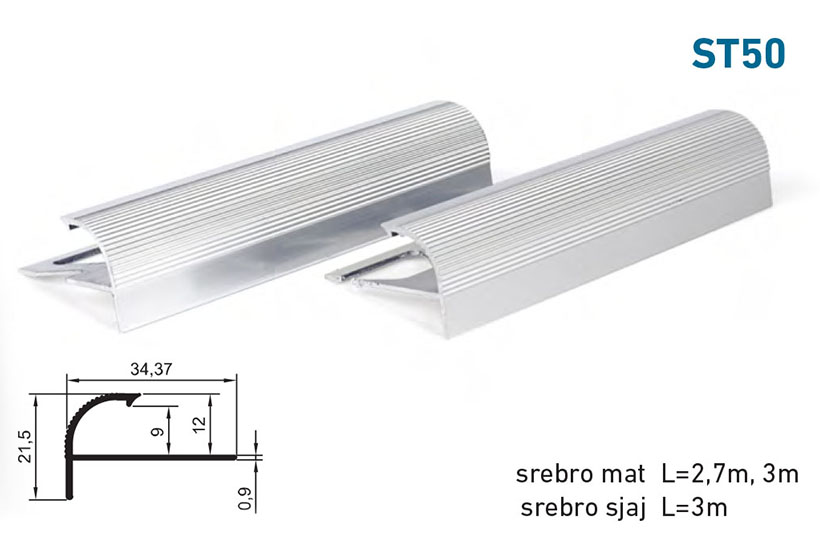 Lajsna ST 50 srebro 2,7met 9