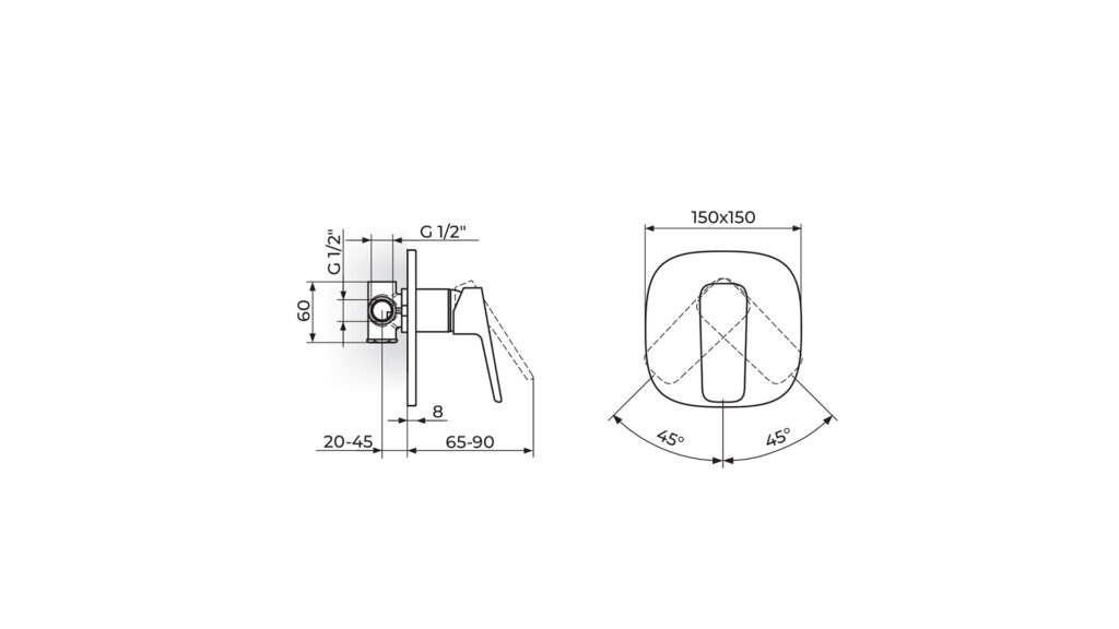 Stolz 131801 Baterija za tuš kadu - Image 2