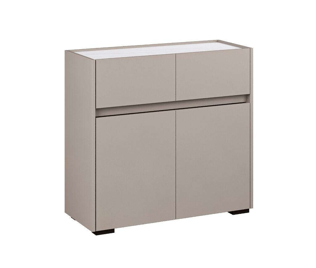 Treviso Komoda Kameno Siva/Beli Mermer - 9