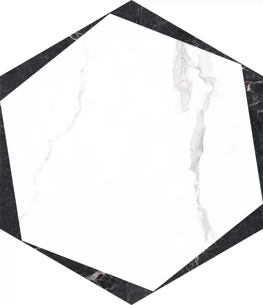 Eclipse geometric hex 65x75