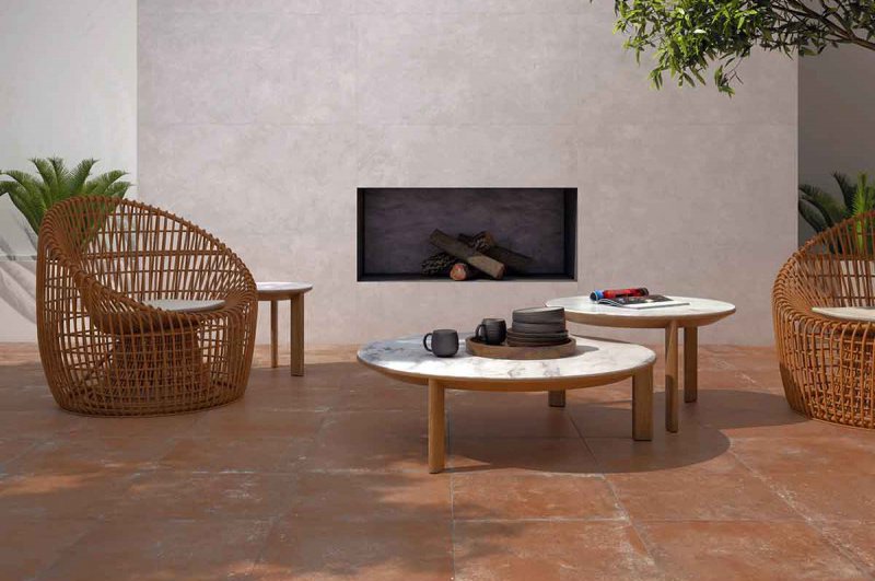 Terracotta red 45x45 1