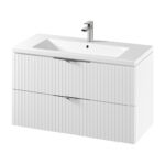 Tirso orm sa White S801-542 Ormarić sa umivaonikom 100cm