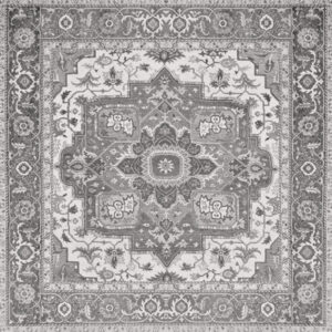 Kilim black natural 60x60