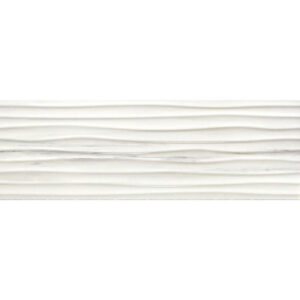 Riverdale White Wellen Rect 30 × 90